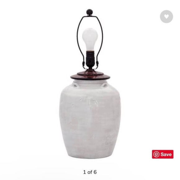 Pottery Barn Courtney table lamp. Size small, color ivory. - Picture 2 of 4